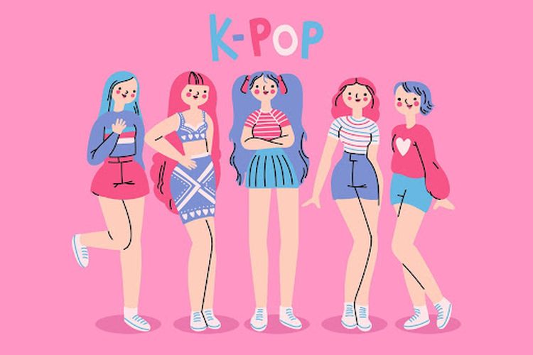 Outfit Simple Ala Idol K-Pop Wanita