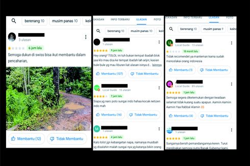 Warganet Serbu Review Google Maps Sungai Aare Swiss, Tanggapi Anak Ridwan Kamil yang Hilang