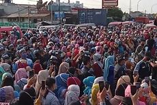Aparat TNI-Polri Jaga 7 Titik Demo Tolak UU Cipta Kerja di Tangsel