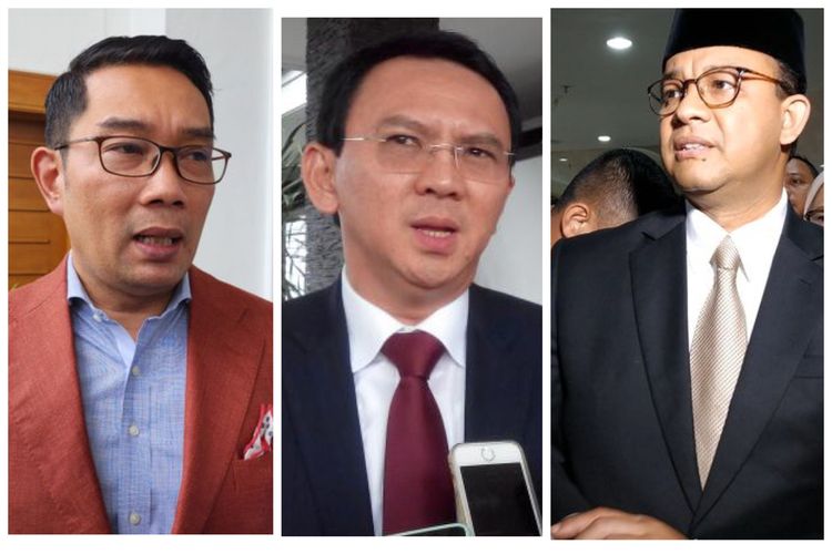 Survei Litbang "Kompas": Anies, Ahok, Ridwan Kamil Nama Teratas yang Pasti Dipilih pada Pilkada Jakarta