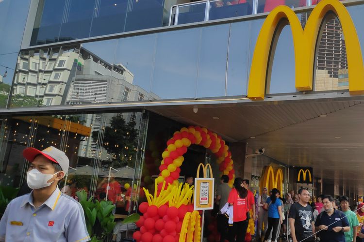 McDonald's Thamrin di Jakarta. 