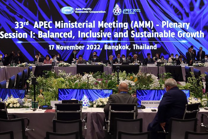 KTT APEC Diwarnai Dugaan Uji Coba Rudal Korea Utara dan Demo