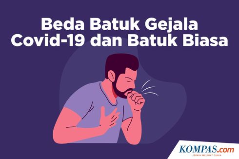 INFOGRAFIK: Beda Batuk Gejala Covid-19 dan Batuk Biasa