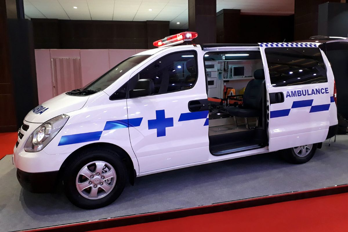 Hyundai Starex Mover Ambulan di IIMS 2018.