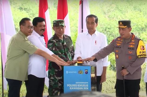 Bangun Gedung Polres IKN, Jokowi Ingin IKN Bebas Kriminalitas