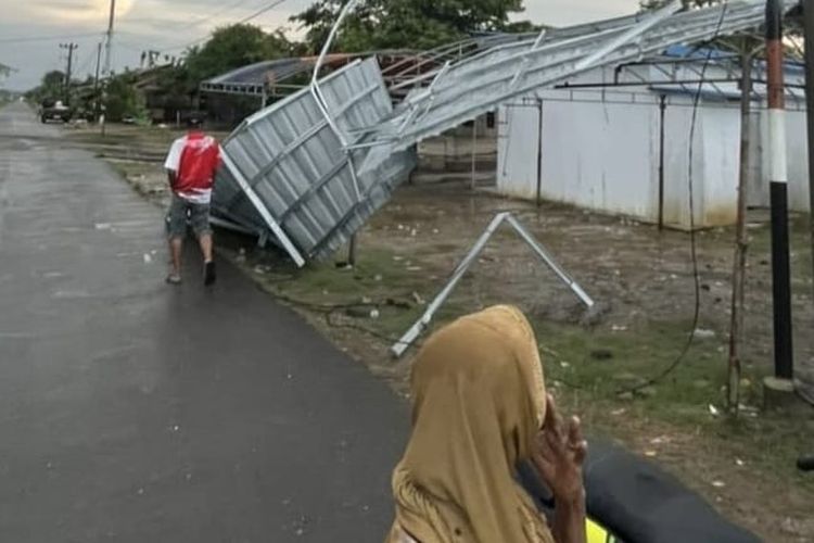 Belasan Bangunan Rusak karena Angin Kencang, BMKG Ingatkan Warga Aceh Utara Waspada