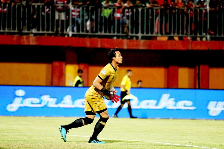 Kiper Madura United, M Ridho.