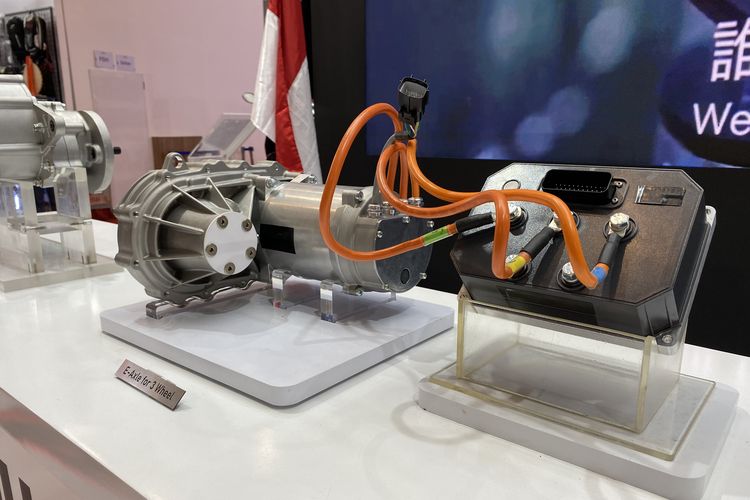 Produk conversion kit, alias paket konversi motor listrik buatan PT Musashi Auto Parts Indonesia
