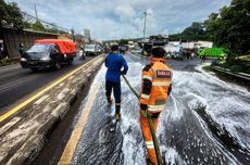 Cairan Kimia Tumpah di Jalan, Bagian Kaki-kaki Mobil Bisa Rusak