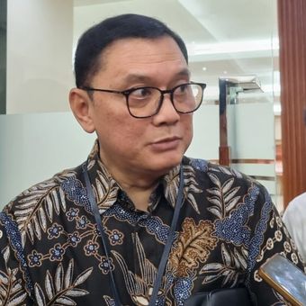 Direktur Eksekutif Departemen Komunikasi Bank Indonesia (BI) Ramdan Denny Prakoso saat ditemui di Gedung BI, Jakarta, Senin (26/5/2025).