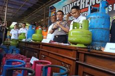Polisi Ringkus 3 Warga Pengoplos Gas Melon di Jateng