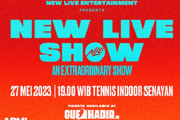 Perhelatan musik New Live Show An Extraordinary Show digelar pada 27 Mei 2023.