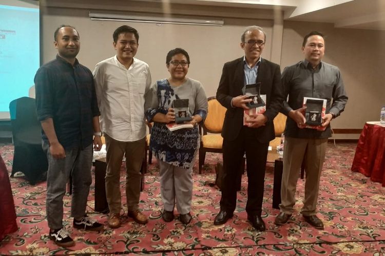 Acara peluncuran buku Kontribusi Ilmuwan Diaspora Dalam Pengembangan Sumber Daya Iptek dan Dikti di Indonesia diadakan di Jakarta (26/3/2019).