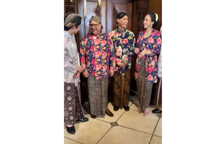 Di acara siraman Al Ghazali, Maia Estianty dan Irwan Mussry tampil serasi bak couple goals. 