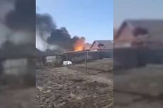 Kebakaran Besar Terjadi di Depot Minyak Bryansk Rusia, Dekat Ukraina