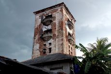 Cerita Menara Air Tua di Tengah Padatnya Permukiman di Manggarai