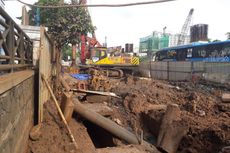 Pipa PGN Bocor di Dekat Proyek LRT Cawang, Bau Gas Masih Tercium