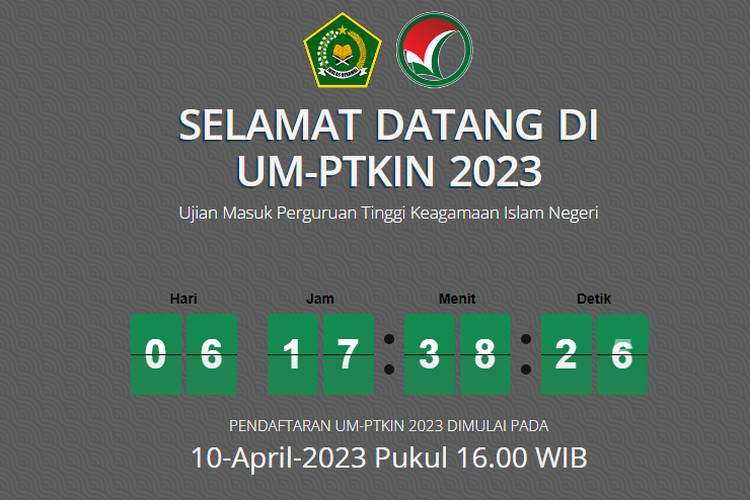 Cara daftar UM PTKIN 2023 yang baru akan dibuka 10 April 2023 mendatang.