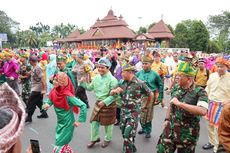 Lebih Dari 10.000 Orang Menari Japin di Hari Jadi Kota Pontianak ke-248