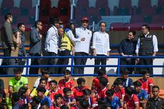 Jokowi Saksikan Seleksi Tim Nasional U-17 di Stadion Si Jalak Harupat