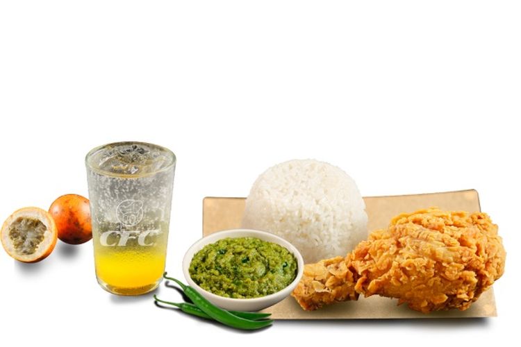 Sambal Hijau. Salah satu menu baru dari seri menu Ayam Goreng Selera Nusantara CFC.