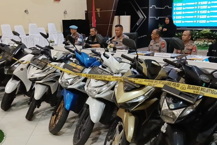 Barang Bukti Motor Curian yang Ditemukan Polisi Disimpan di Mana?