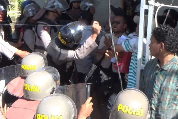 Eksekusi Lahan di Takalar Sulsel Ricuh, Tergugat Protes Luas Tanah Tak Sesuai Putusan Pengadilan