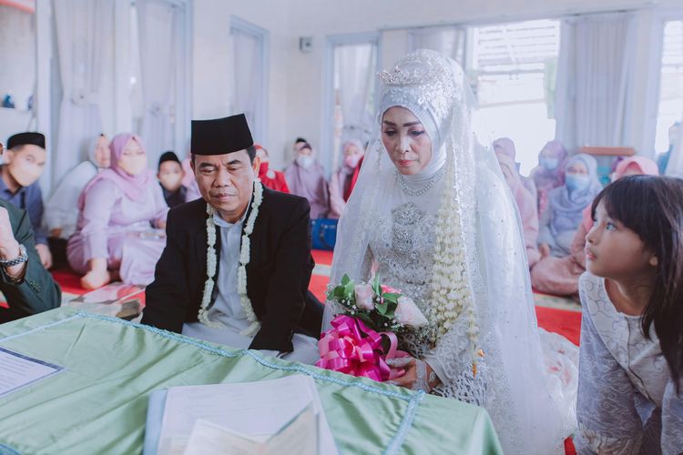 Ilustrasi akad nikah.