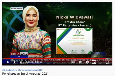 Komitmen Turunkan Emisi Gas Rumah Kaca, Pertamina Raih 6 Penghargaan Emisi Korporasi 2021