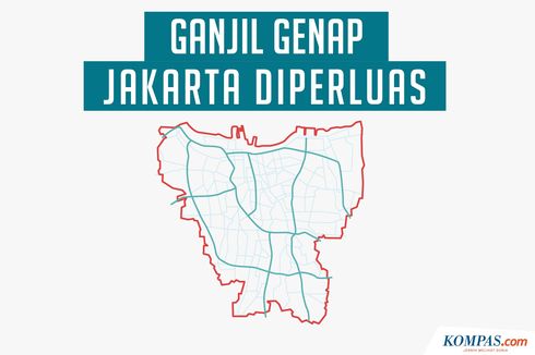Ini 25 Ruas Jalan di Jakarta yang Bakal Terapkan Ganjil Genap