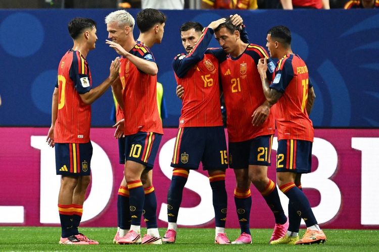 Hasil HT Spanyol Vs Arab Saudi 3-0: Brace Kilat Oyarzabal dan Gol Debut Yamal