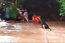 Innova Angkut 1 Keluarga Terjungkal ke Sungai, 1 Penumpang Meninggal, 1 Masih Dicari