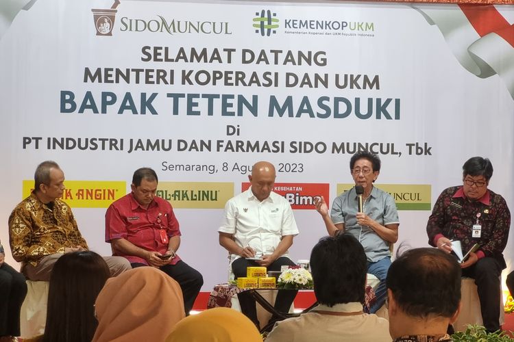 Sido Muncul bekerja sama dengan Kemenkop UKM berdayakan petani rempah di Jawa Tengah.