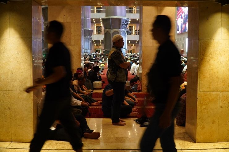 Shalat Tarawih Perdana di Masjid Istiqlal, Sambut 1 Ramadhan 1447 Hijriah