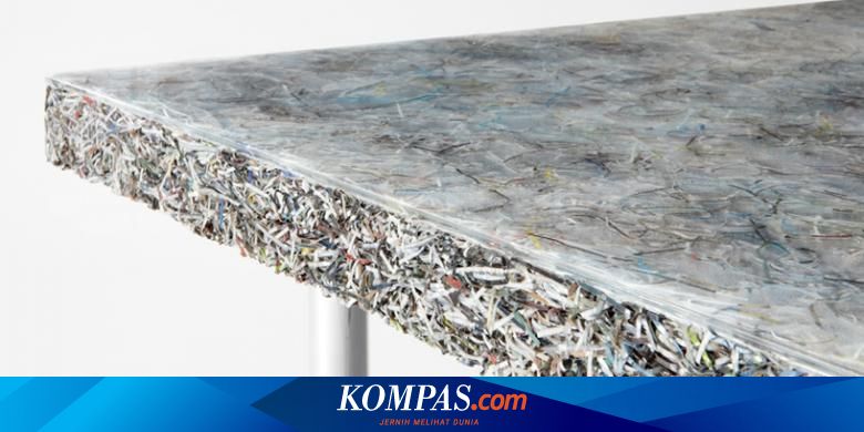 Keren Bikin Furnitur Cantik Cuma dari Sobekan Kertas  