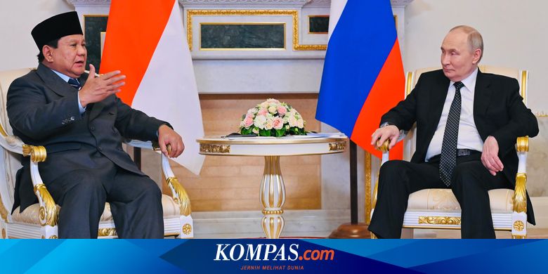 Prabowo Bertemu Putin, Indonesia-Rusia Sahkan 4 Kerja Sama, Apa Saja? - Kompas | OPSIIN-1