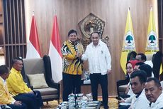 Airlangga Bertemu Kelompok Relawan Jokowi di DPP Golkar