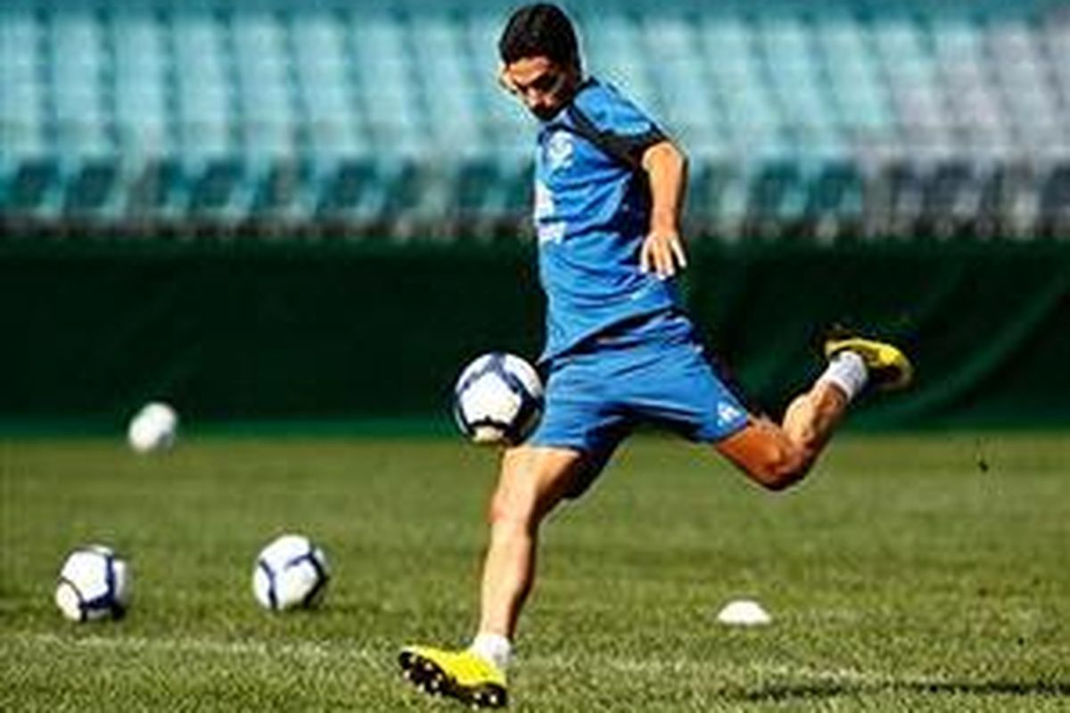 Gelandang Everton, Mikel Arteta.