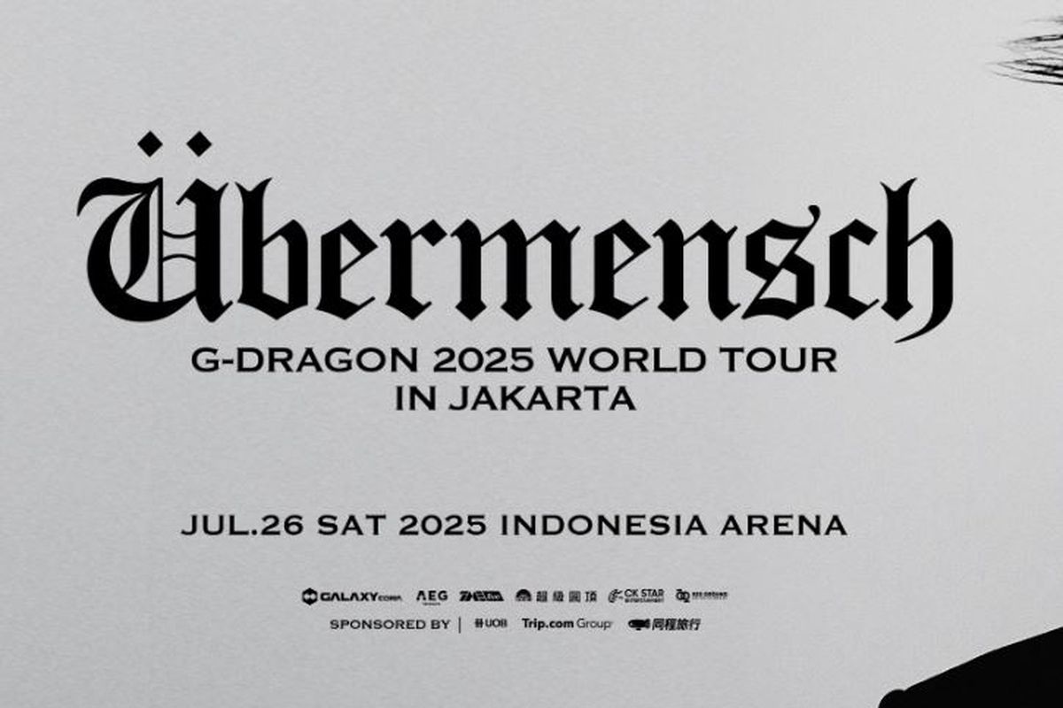 Tiket Konser G-Dragon 2025 Jakarta Masih Bisa Dibeli, Daftar Harga, Link dan Cara Dapatkannya
