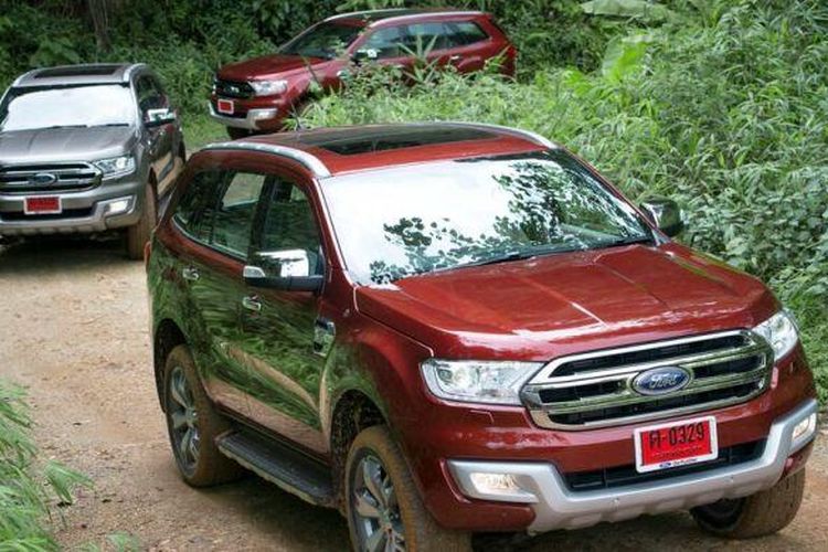 All-New Ford Everest saat test drive di Chiang Rai, Thailand