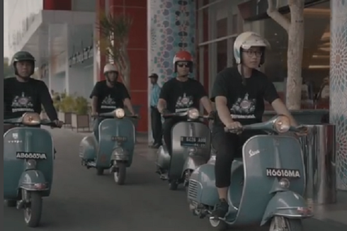 Putra Jokowi Ajak Anak Vespa Datang ke Jogja