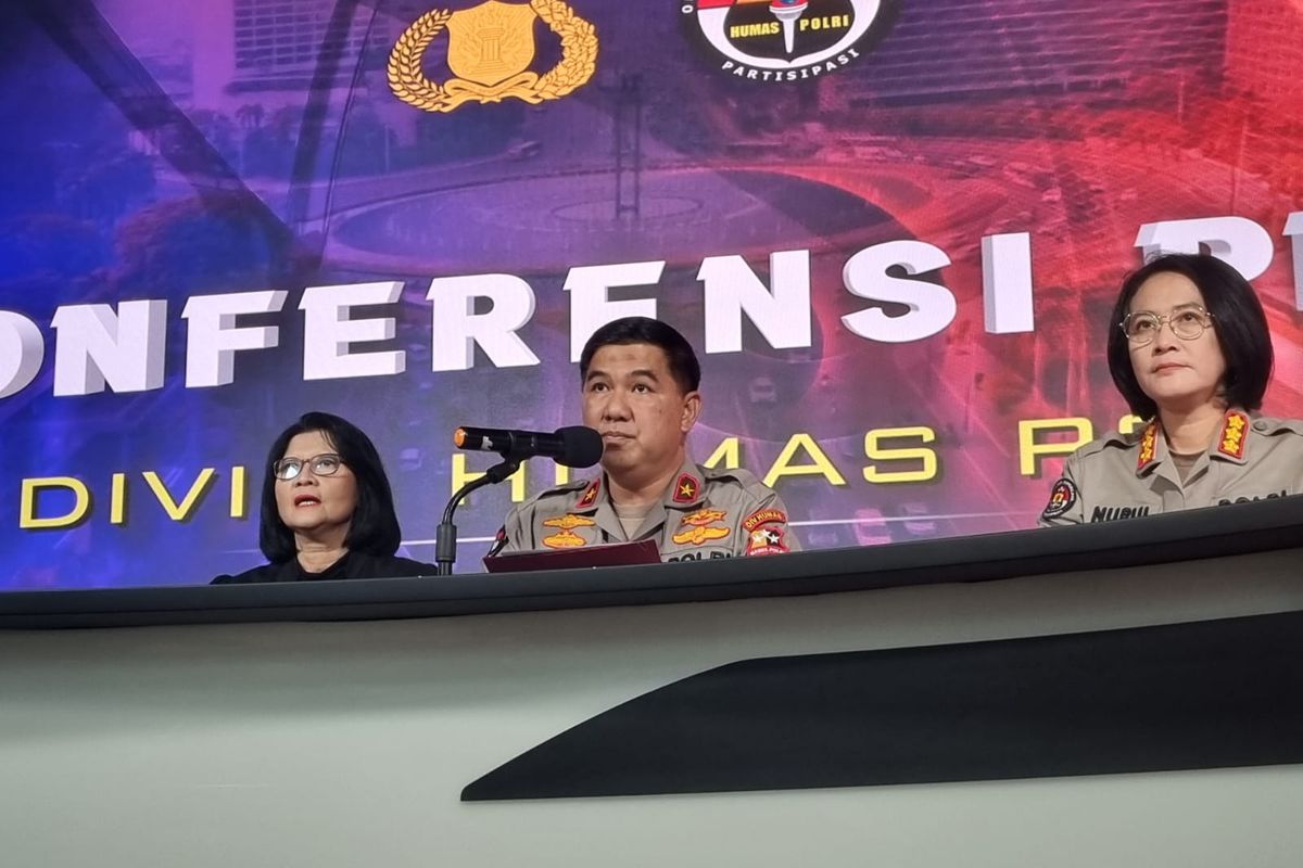 Kepala Biro Penerangan Masyarakat (Karo Penmas) Divisi Humas Polri Brigjen Ahmad Ramadhan di Mabes Polri, Jakarta, Kamis (25/5/2023).