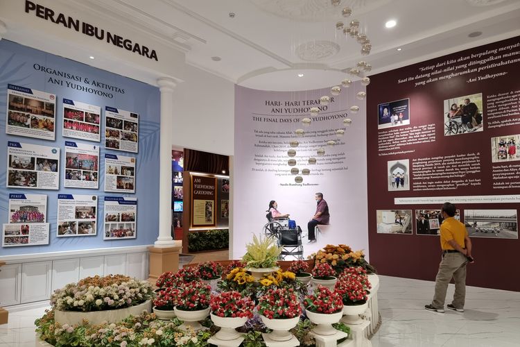 Ruangan yang Mengisahkan Ani Yudhoyono di Museum dan Galeri Seni SBY-Ani, Pacitan.