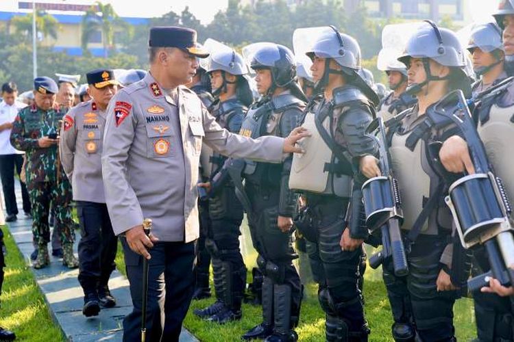 Polda Jatim Kerahkan 3.736 Personel Amankan Peringatan Hari Buruh 2025 di Surabaya