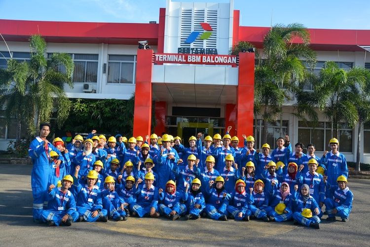 Para mahasiswa Pertamina Sobat Mini