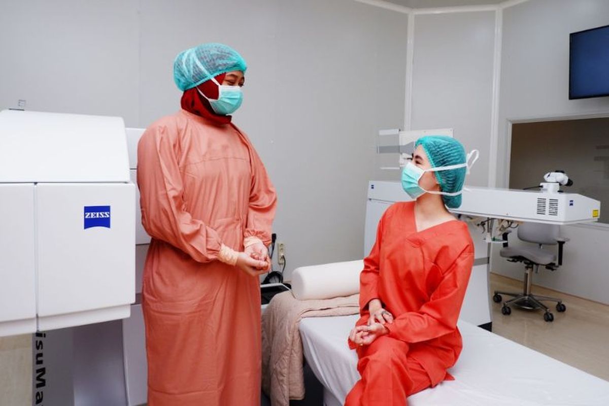 Pasien yang telah melaksanakan lasik. 