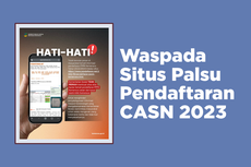 INFOGRAFIK: Waspada Situs Palsu Pendaftaran Calon ASN 2023