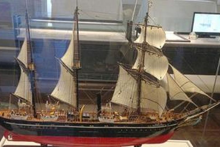 Kapal Takasago Maru tahun 1874 ada di NYK Maritime Museum Yokohama. 