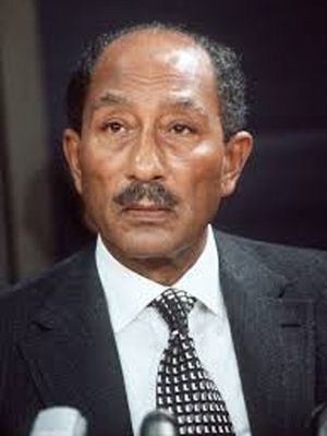 El ex presidente egipcio Anwar Sadat.