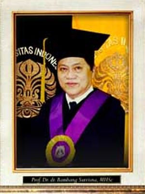 Guru Besar Epidemiologi Universitas Indonesia Prof. Dr. dr. Bambang Sutrisna, MHSc meninggal dunia.